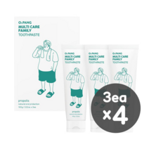 오투팡 멀티케어 패밀리 치약 3개 4SET