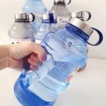 대용량 헬스 생수 물병 2.3L 캠핑 물통 텀블러 휴대용 어린이 보틀 스포츠 플라스틱, 단품, 단품