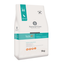 네츄럴코어 베네 M50 강아지 사료(큰입자), 9개, 9kg, 닭 연어