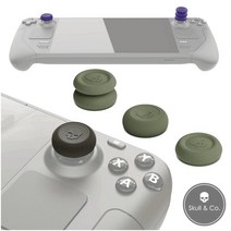 스컬앤코 스팀덱 L1 R1 커스텀 튜닝 하우징 조이스틱 FPS 높이 조절 버튼 스틱 캡 커버 그립, 블랙, 1개
