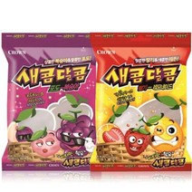크라운 새콤달콤 200g(딸기레모네이드 5개 포도복숭아 5개), 1세트, 200g