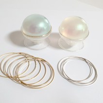 핸드폰 그립톡 만들기 부자재 스마트톡 사이드링 10개입 레진아트 공예 방과후수업 재료, 실버(10개입)