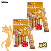 더캣츠 미니베로베로 고양이 습식 파우치 5개입, 2팩, 가리비 (5P)