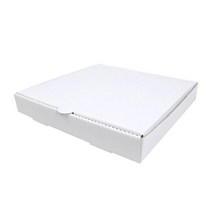 크라운포장 무지화이트 12인치 사각 피자박스 40매 310x310x45mm 일회용 배달 통 고급 포장 용기