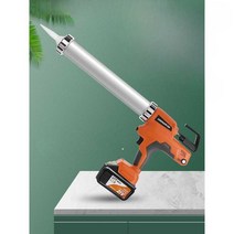 전기 실리콘건 다용도 스틱 대용량 유리 접착 작업용, 21v 5셀 2배터리 세트