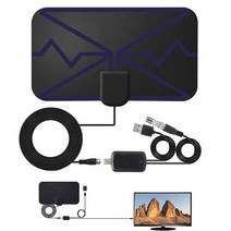 제이즈 Digital TV Antenna 4K UHD High Gain HD DVB-T Smart DTV Box 3600 Miles Signal Booster Amplifier A, [01] with antenna
