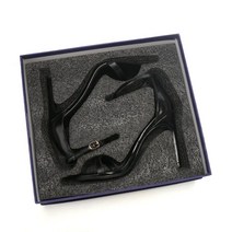 7cm 여자 글리터 발목 여성 스트랩힐 스트렙 20대 토오픈샌들 작은발구두 발등 하객구두