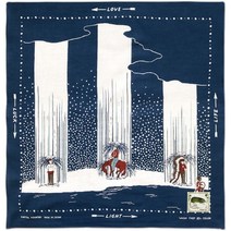 일본손수건 21AW KAPITAL Hiroda 히로시 일본 빈티지 컬러 차단 면화와 대마 프린팅 다용도 스퀘어 타월 손수건