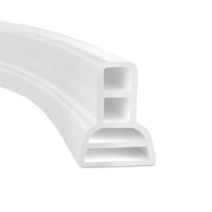 워터가드 욕실 물막이 주방 베란다 물튐방지 실리콘방수 건식화장실 샤워부스 분리 마개 4M, 1개, 화이트