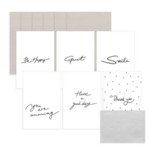 왈가닥스 엽서 + 봉투 6종 세트, 타이포, 8세트