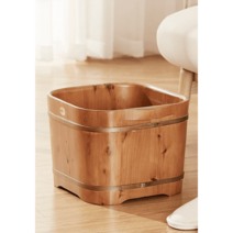 히노끼 족욕통 족탕 족욕기 족욕바구니 원목 풋케어, 25cm