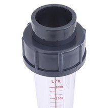 THGS LZS-25 유량계 플라스틱 튜브 300-3000L/H 물 로터 미터 액체 측정 도구 화학 빛