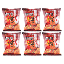 튀기지 않고 구운스낵 빙그레 꽃게랑 불짬뽕맛 70g 6개