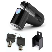 자전거오토락 전기 스쿠터 스쿠터 휠 용 도난 방지 자물쇠 xiaomi m365 용 강철, 검은 색, 1-협력사