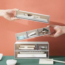 사무용품정리수납함, 사무용품 정리수납함 핑크1칸