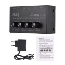 오디오인터페이스 변환 디제잉장비 방송용 음악믹싱 ammoon mh400 mx400 4, mx400 EU 플러그