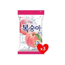 롯데 복숭아캔디 153g 3개 심심풀이 사무실간식 탕비실사탕 유아간식 군것질 졸음방지, 10개