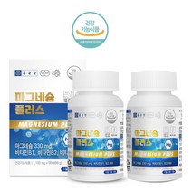 종근당 마그네슘1100mgx90정2통 비타민B함유미국산마그네슙