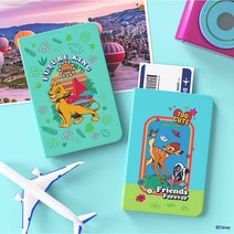 신여권 커버 불법복제 해킹방지 디즈니 레트로북 여권 케이스 디즈니 정식 라이센스 제품