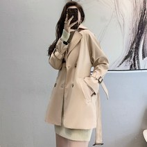 초가을 트렌치코트 여코트 쇼트 브리티시룩 올해 유행