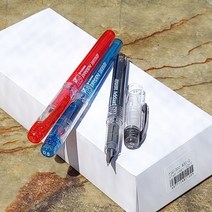 시둥마켓_일본펜 플래티넘만년필 선물용 입학 볼펜 졸업 일제 고급, 레드 1다스