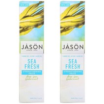 제이슨 씨프레쉬 치아 잇몸 강화 치약 딥씨 스피아민트 2개 Jason Sea Fresh Strengthening Fluoride Free Toothpaste