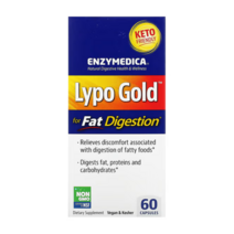 엔자이메디카 리포골드 지방 효소 캡슐60 ENZYMEDICA 리파아제 리파제 라이페이스 아밀라아제 아밀레이스 아밀라제 프로테아제 프로데이스 코셔 파르브 비건