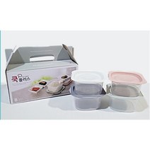 레드덕 김밥 재료 투명 냉장고 정리 용기 트레이, [신형] 집밥 쿡플러스 2호 (4종8p) 선물세트