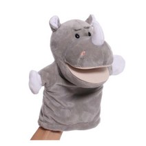 손 인형 놀이 구연 동화 인형 역할, A타입-코뿔소