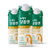 웰라이프 영양보충 뉴케어 당플랜 호두맛 200mlx30팩 1박스 (스마일팩) 고단백 간식 노인식 영양균형식 체중조절, 8set