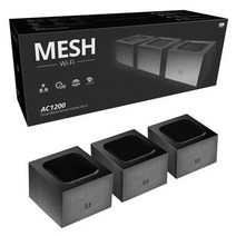 듀얼 밴드 AC1200 전체 홈 메쉬 무선 와이파이 시스템 802.11ac 2.4G/5.0GHz 네트워크 라우터 좋은 침투성 쉬운 설정 PK MW6, 06 3pcs Mesh Router_01 EU 플러그