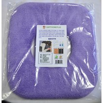 HappyZone 피부보호쿠션 안마 마사지 초극세사 요가 요양원 경락 베게 얼굴보호 라운드형(5장구매시 고급 소프트타월40x80cm 1장 사은품증정), 보라