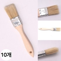 수성 평 붓 1인치 페인트 건축 도색 틈새 브러쉬 브러시 칠 도배 청소 솔 DIY 납작 막 다용도
