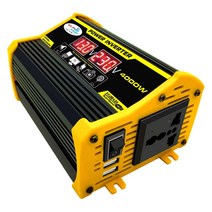인버터 차량용인버터 12v 24v 220v 8000w 피크 4000w 12v led, 검은색 12v  ac220v