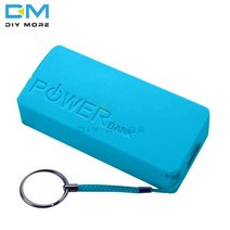 안티프래질 5600mAh 2x18650 USB 베터리 배터리 충전기 DIY 상자 에 대 한 Sumsang 스마트 폰 핸드폰 공 가격, 02 파란