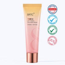 BRTC 타임8 리프토닝 듀얼 비타 콜라겐 크림팩 80ml, 1개