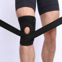 등산 헬스 기능성 무릎보호대 추천 여자 남성 니슬리브 무릎아대 관절 슬개골 등산용 보호대, 블랙, 블랙1개