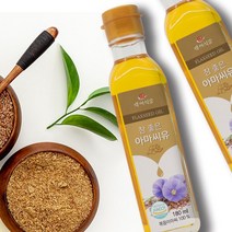 참좋은 아마씨유 180ml HACCP 인증 저온압착 아마씨오일, 1병