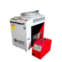 레이저 녹제거 용접기 소형 스폿 금속 절단 청소 세정, 1500W 2-in-1