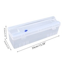 랩커팅기 랩커터 가정용 업소용 포장기 절단기 조정 가능한 집착 필름 홈 식품 디스펜서 식품 스트레치 클리어 집착 경제적 슬리 터, 없음