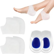 3 쌍 발 뒤꿈치 컵 발바닥 근막염 삽입 패드 젤 뒤꿈치 쿠션 실리콘 뒤꿈치 보호자 여성 및 남성을위한 발바닥 근막염 아킬레스 건염 및 발 뒤꿈치 통증 그레이트, 하나