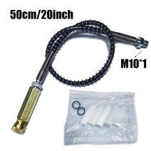 자동차 오일 기름 연료 펌프 핸드 펌프 필터 물 오일 분리기 M10 x 1 고압 공기 여과 액세서리, 02 50cm Small Filter