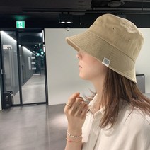핑크닷 코튼 버킷햇. 얼굴작아보이는 벙거지모자. 100%국내제작 여름. 캠핑모자.4계절 남녀공용