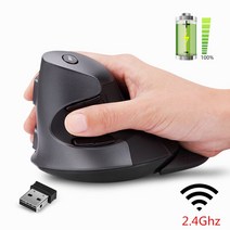 버티컬마우스 레이저 게이밍무선 블루투스 Delux M618G 충전식 수직 무선 마우스 인체 공학적 4000 DPI 광학 마우스 컴퓨터 용 이동식 팜 레스트 포함 111, M618G-GX