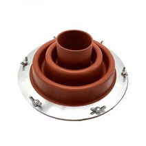 고온 실리콘 핫 텐트 스토브 파이프 벤트, 한개옵션0