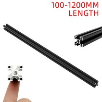 1pc 검정 1001200mm T슬롯 알루미늄 압출 프로파일 프레임CNC 조각 기계용 376eEA2b5, 협력사, 1000mm