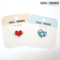 아트박스/로고마크 구름하트 뺏지