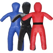 레슬링 주짓수 초보자용 스파링 훈련 더미 샌드백, 블랙방폭공간 가죽높이130CM 무게15KG