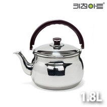 키친아트 들통형 주전자 1.8L 뚜껑열림 방지기능, twoable 1