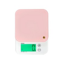 드레텍 전자저울(5kg 핑크)(KS-514PK), 드레텍 5KG 전자저울-핑크 KS-514PK